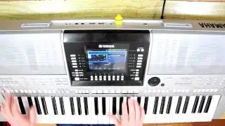 SPACE JUST BLUE ON SYNTHESIZER YAMAHA