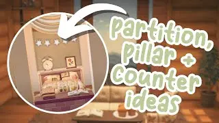 How to use NEW PARTITIONS, PILLARS & COUNTERS in your Interiors!! // Animal Crossing New Horizons