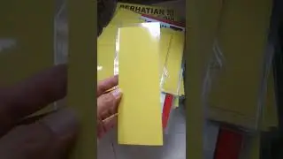 Bandrol Tulisan tangan1 folio bagi 4 Sudah di laminating