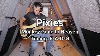 Pixies - Monkey gone to Heaven bass cover (with tab)