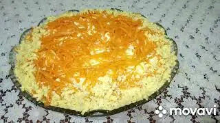 Салат с курицей и киви.