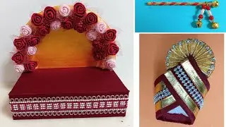 Krishna Janmashtami Decoration ideas | bansuri decoration | pagri making | aasan for laddu gopal |