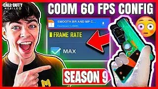 How to unlock 60 Fps & Max Graphics Codm Global / Garena Best 60 Fps Config For Cod mobile Season 9
