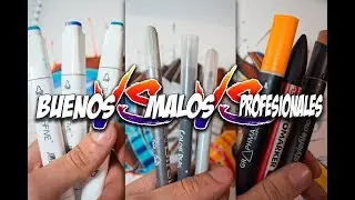 Rotuladores baratos VS buenos VS profesionales