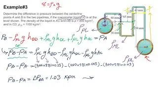 How to analyze fluids in a manometer (2 examples) #fluids