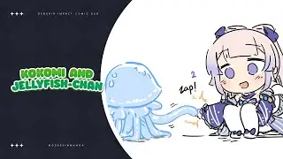 Kokomi and Jellyfish-chan | Genshin Impact Comic Dub