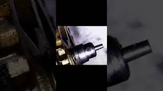 tiện trục 0.8mm  #automobile #diy #vintage #repair #cnc #wood #machine