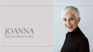 Joanna text to speech