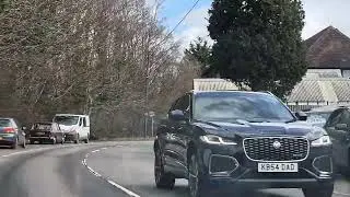 1st of April Driving through Buxted village UK 🇬🇧 -Хөдөө дэх тосгоны дундуур..