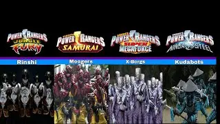 All Power Rangers ⚡ Foot Soldiers ll