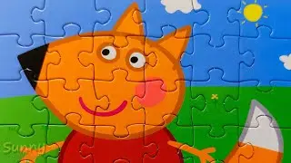 Freddie the Little Fox - Peppa Pig puzzle for kids | Sunny Yellow