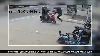 Nekat, Pelaku Mencuri Motor Di Siang Bolong Di Tangerang, Banten - Fakta +62