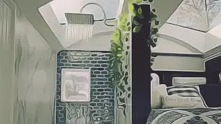 Крошечная домашняя ванная