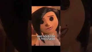 The dolls from Coraline were sold at auction for 50k dollars
