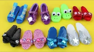 10 Zapatos DYI para Barbie Manualidades Faciles