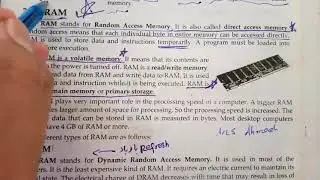 What is RAM , What is DRAM , What is SRAM , What is MRAM , Difference between SRAM and DRAM