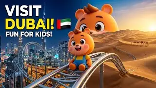 Explore Dubai for Kids! 🇦🇪 | Burj Khalifa & Desert Camels!
