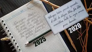 Así cambió mi caligrafía tras 5 años de práctica | Un viaje de pasión y disciplina | Pablo Bermúdez