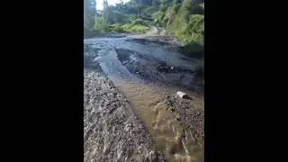 landslide in Tuthu town due to heavy rainfall and other damage