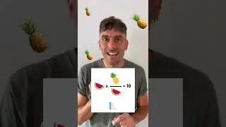 ¿Cuánto vale la piña?🍍 #matematicas #acertijo