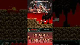 Интересная игра на двоих Blades of vengeance Sega #sega #16bit #сега #genesis
