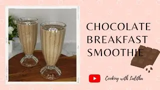 Chocolate Breakfast Smoothie For Weightloss | Chocolate Protein Shake Recipe