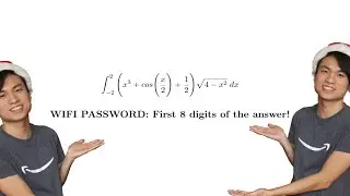 SOLVE THIS INTEGRAL FOR THE WI-FI PASSWORD....