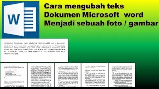 cara mengubah teks menjadi gambar di word 2010