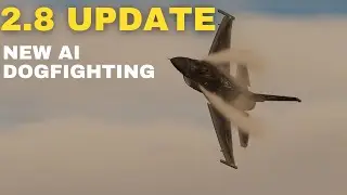 DCS World 2.8 Update | AI Dogfighting | DCS World Gameplay
