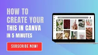 How to Make an Aesthetic Pinterest Mood Board in Canva (Fast & Easy | 5 Minutes Tutorial)