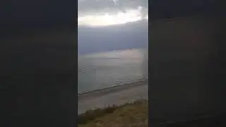 чёрное море вид из окна поезда
