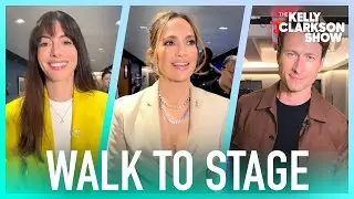 Anne Hathaway, J Lo, Glen Powell & More Walk To Stage Interviews | Kelly Clarkson Show