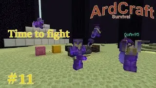 ArdCraft 1 Episode 11 - Re-summoning the Ender Dragon again and Big Holes!