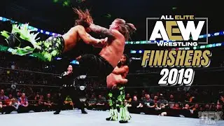 AEW Finishers (2019) #aew #jonmoxley #chrisjericho #youngbucks #kennyomega #luchabros #wrestling