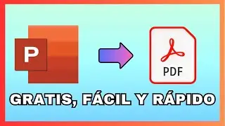 Cómo CONVERTIR PRESENTACIONES de POWERPOINT en ARCHIVOS PDF