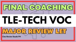 TLE TECH-VOC FINAL PABAON FOR SET A PART 3 LEPT ACTUAL EXAM