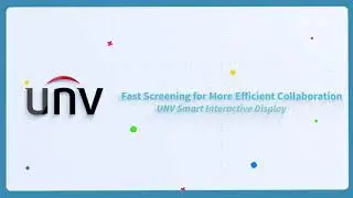 UNV Smart Interactive Display, Wireless Fast Screening for Efficient Collaboration