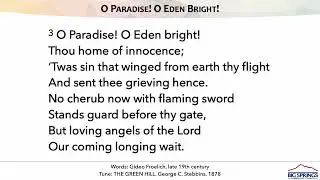 O Paradise! & What Hope (December 14 2025)
