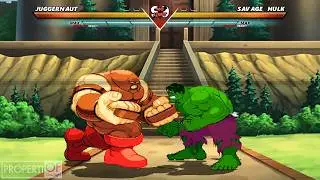 Juggernaut vs Savage Hulk - The Death Fight ❗🔥