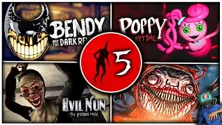 Dark Deception Chapter 5, Poppy Playtime Chapter 2, Bendy & Dark Revival, Evil Nun The Broken Mask..