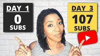 How To Get Your First 100 SUBSCRIBERS on YouTube REALLY FAST⚡! (How I Did It In 3 DAYS)