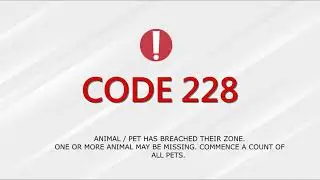 CODE 228. Ruby Home Security Alerts.