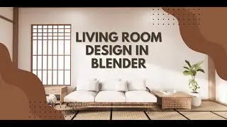 How To Create Living Room Design In Blender#livingroom #room