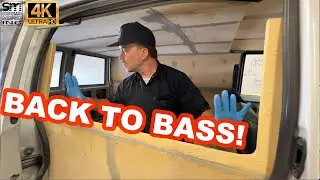 continuing the subwoofer box build! - SOUNDMAN BASS VAN