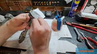 EXPLORE INSIDE --- Let's put the piston rings on the piston and insert it into place #fiat #tutorial