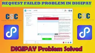 Request failed 2020 New Problem in DIGIPAY | Digipay Error    ////  CSC VLE