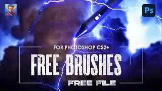 FREE BRUSH 🔵⚪ |  Photoshop Tutorial | Praveenkumar.psd
