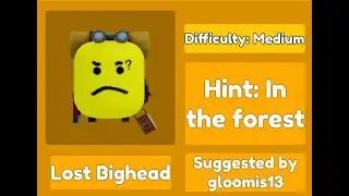 How to get the Lost Bighead - Find the Big Heads [Roblox]