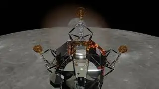 Apollo 15 Part 22: Lunar Landing (A Blender Animation)