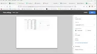 6.1.2: change page orientation (Google Sheets version)